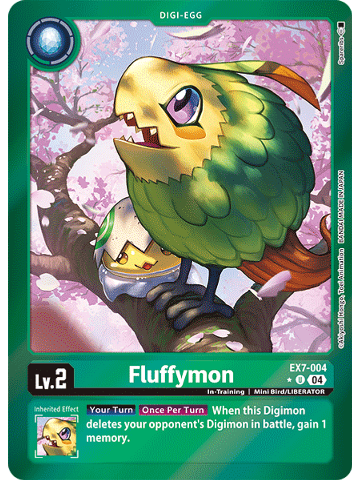 EX7-004 (Alternate Art) Fluffymon 1