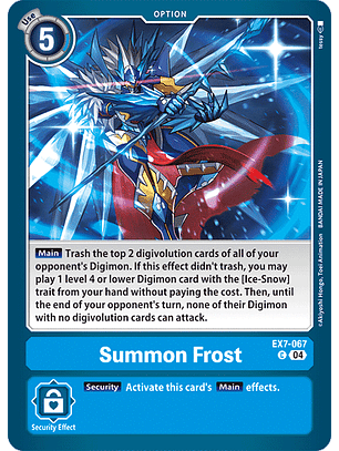 EX7-067 C Summon Frost