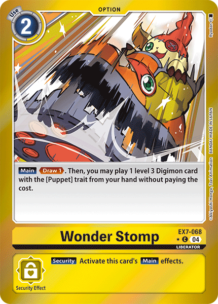 EX7-068 (Alternate Art) Wonder Stomp