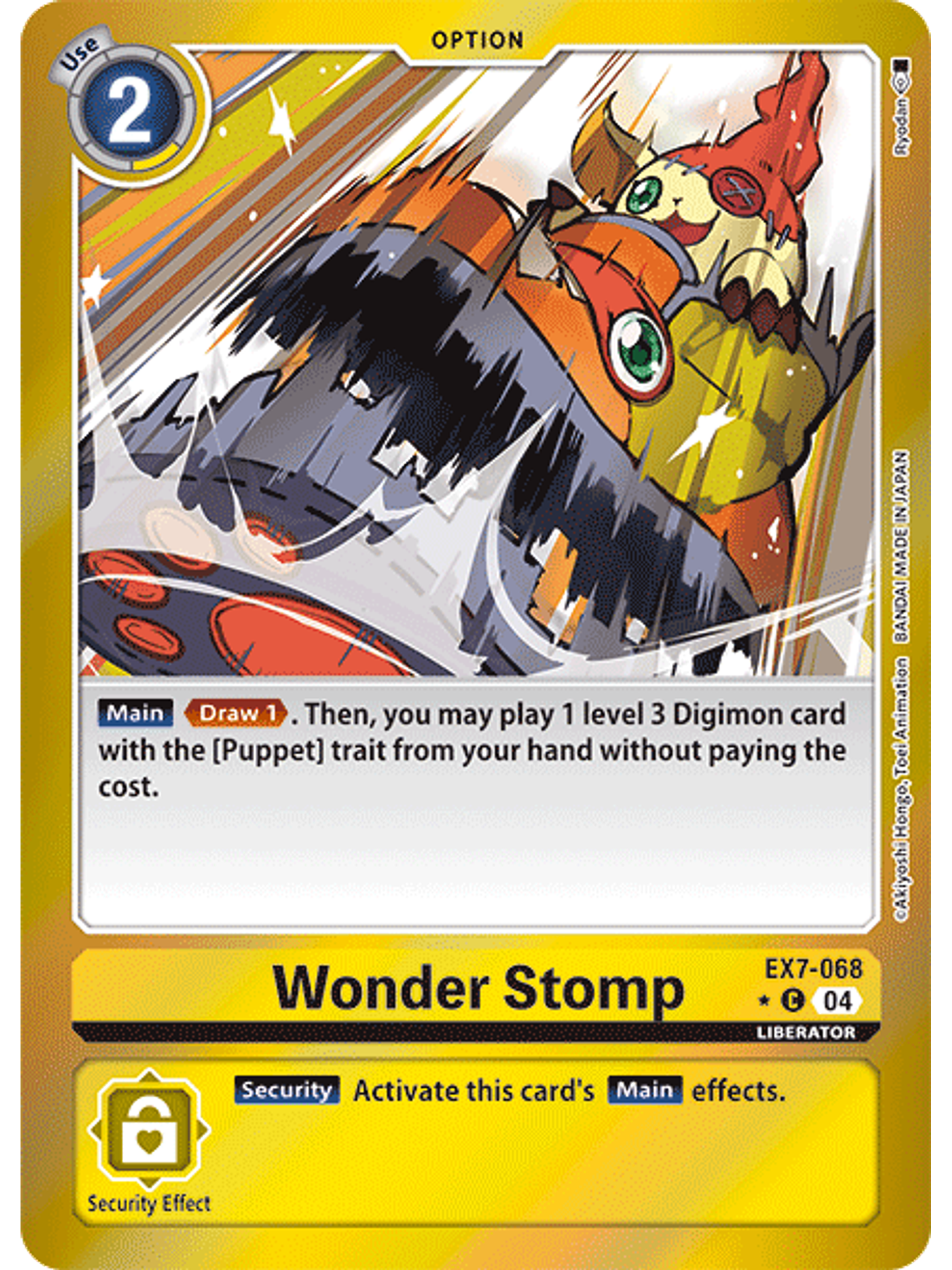 EX7-068 (Alternate Art) Wonder Stomp 1