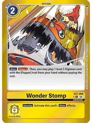 EX7-068 (Alternate Art) Wonder Stomp