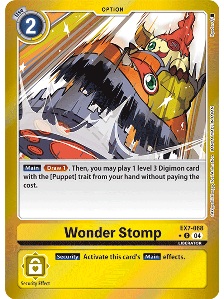 EX7-068 (Alternate Art) Wonder Stomp 1