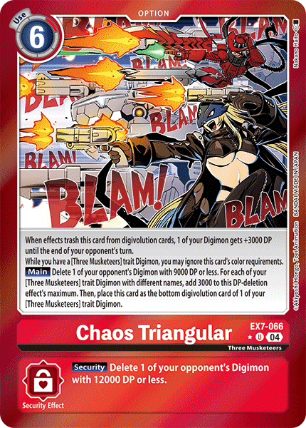 EX7-066 (Alternate Art) Chaos Triangular