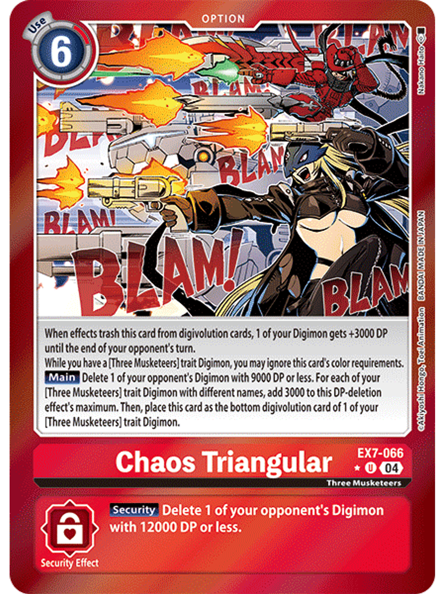 EX7-066 (Alternate Art) Chaos Triangular 1