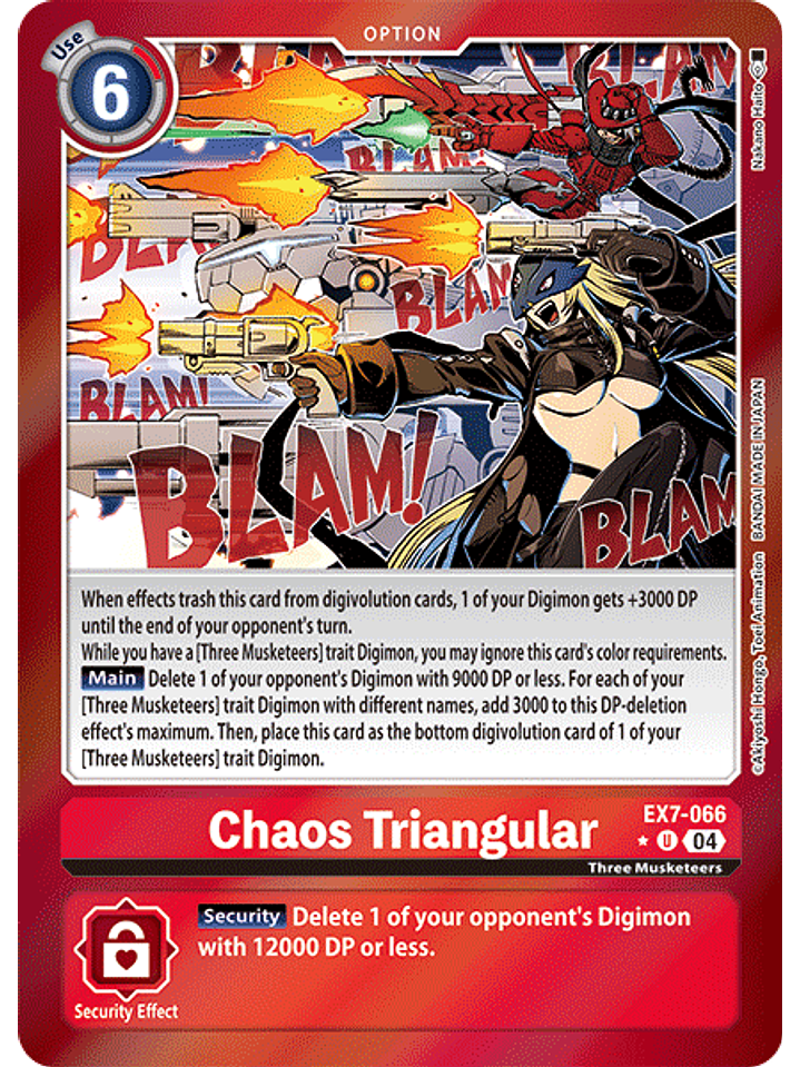 EX7-066 (Alternate Art) Chaos Triangular 1