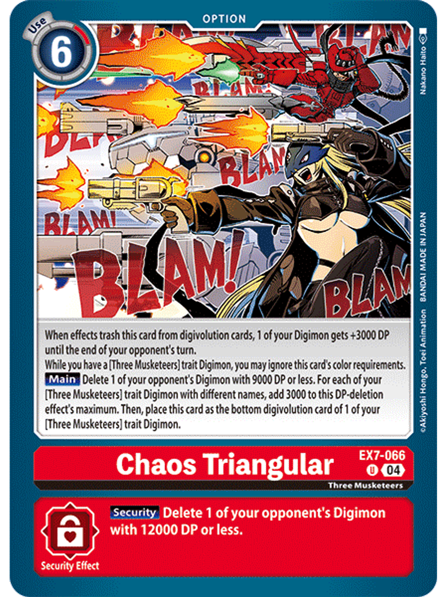 EX7-066 U Chaos Triangular 1