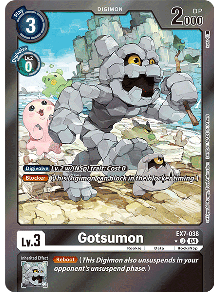 EX7-038 (Alternate Art) Gotsumon 1