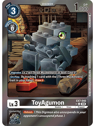 EX7-040 (Alternate Art) ToyAgumon