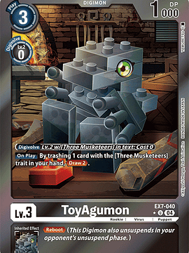 EX7-040 (Alternate Art) ToyAgumon