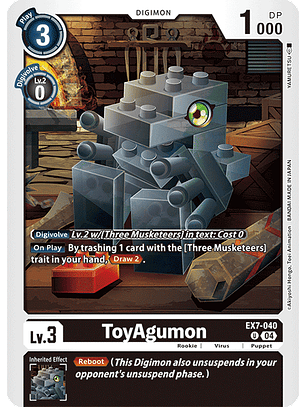 EX7-040 U ToyAgumon