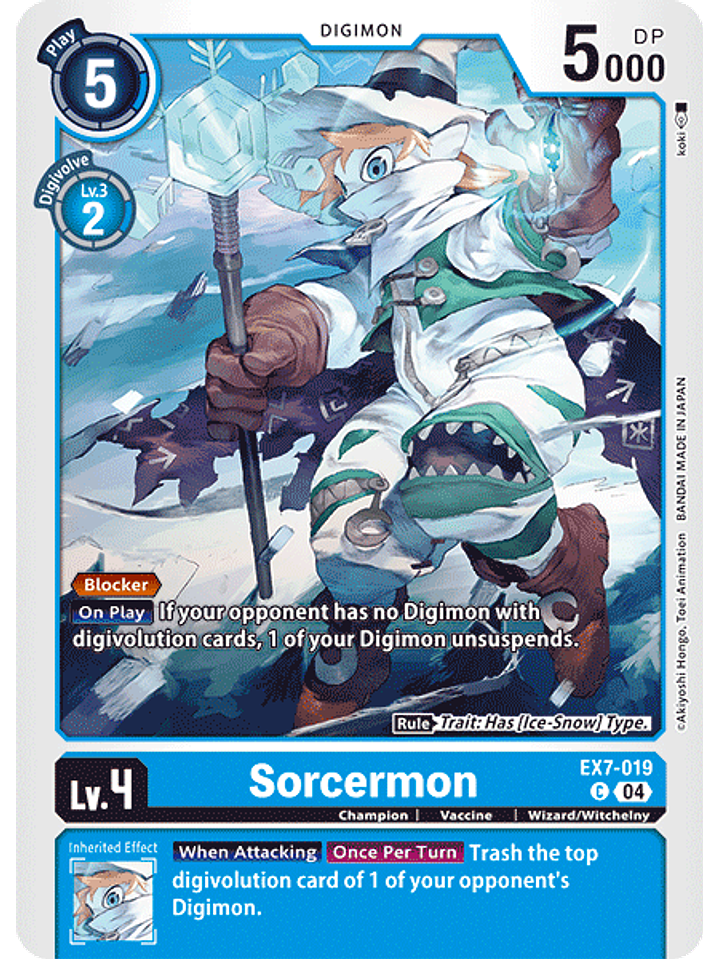 EX7-019 C Sorcermon 1