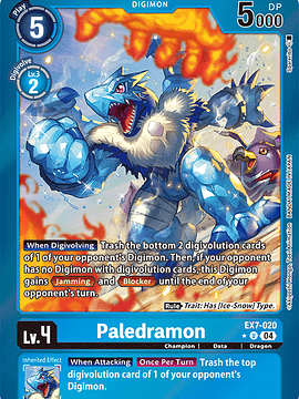 EX7-020 (Alternate Art) Paledramon