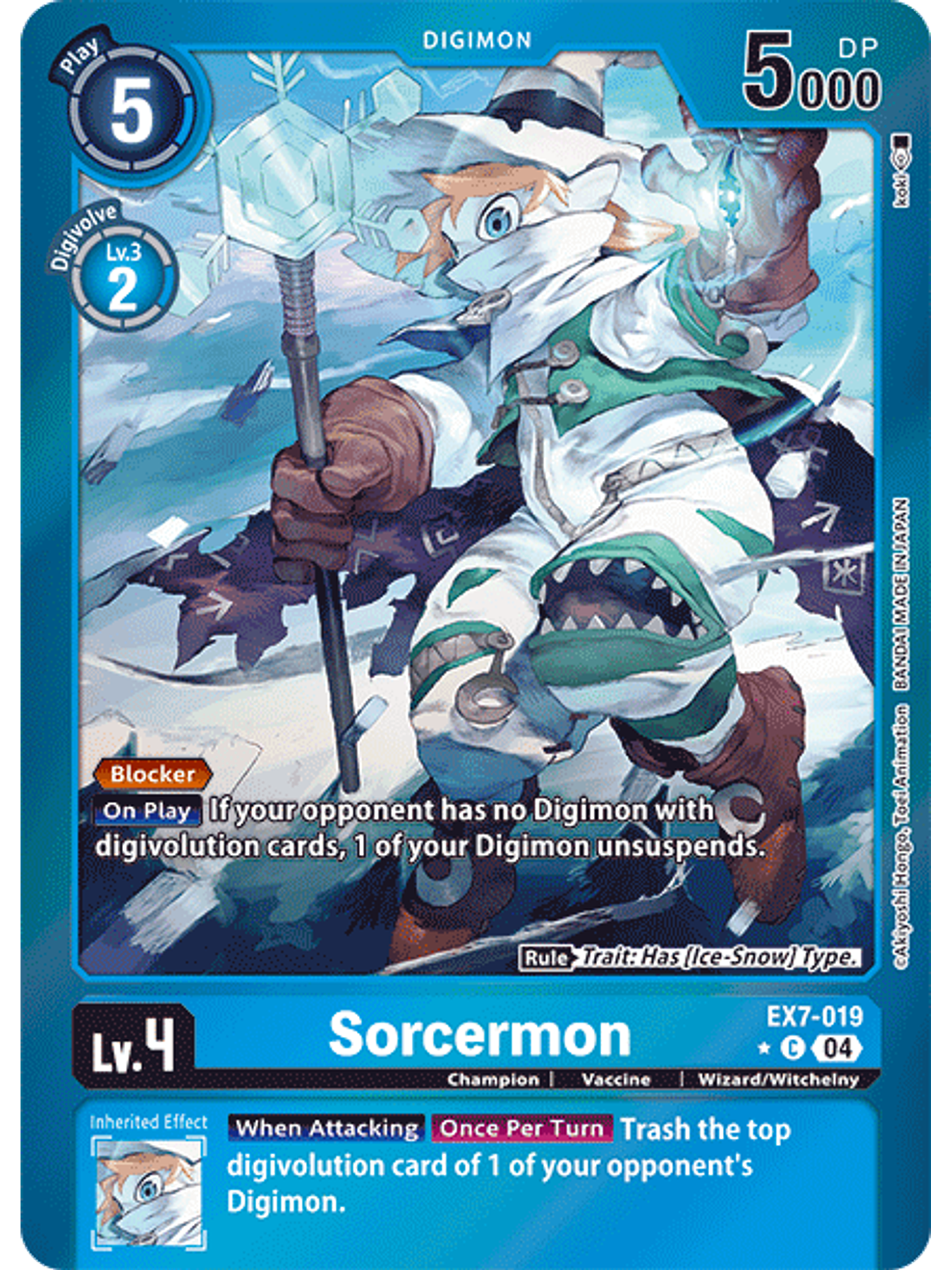 EX7-019 (Alternate Art) Sorcermon 1