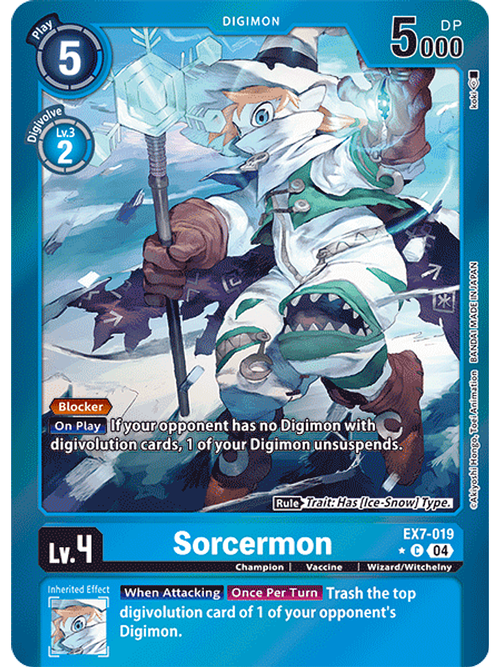EX7-019 (Alternate Art) Sorcermon 1