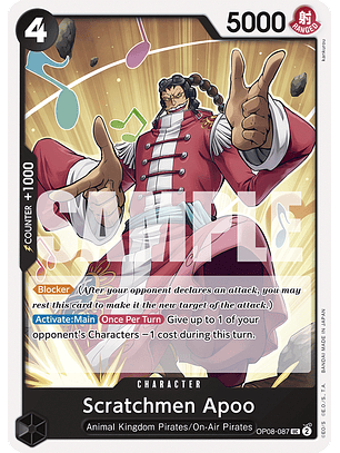 OP08-087 U Scratchmen Apoo