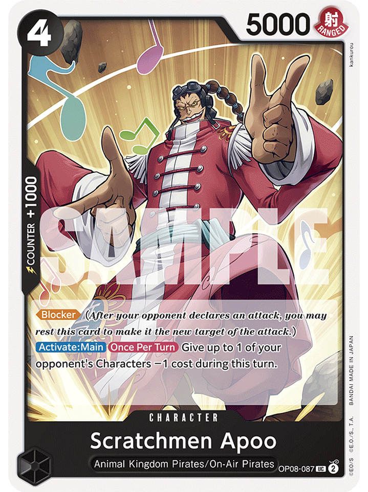 OP08-087 U Scratchmen Apoo 1