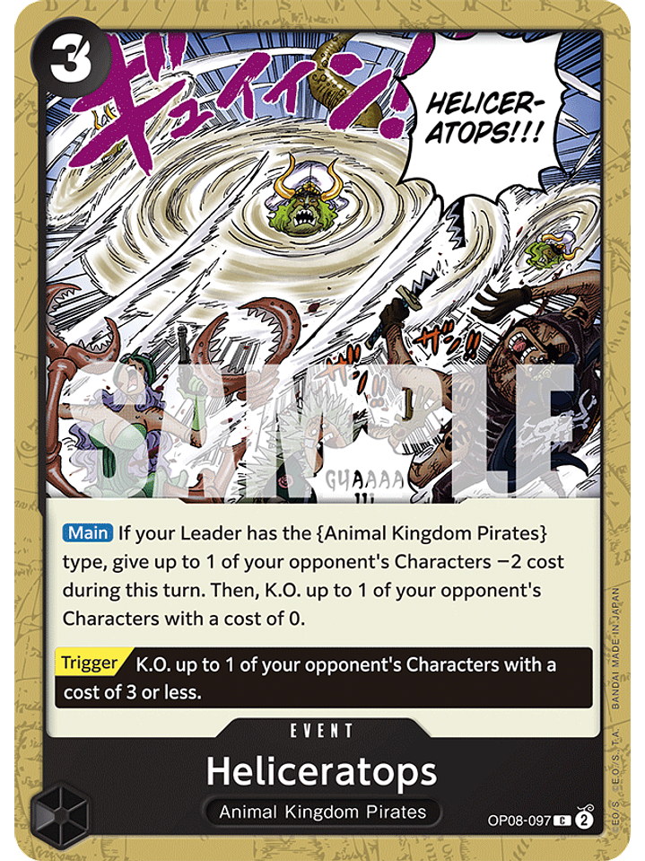 OP08-097 C Heliceratops 1