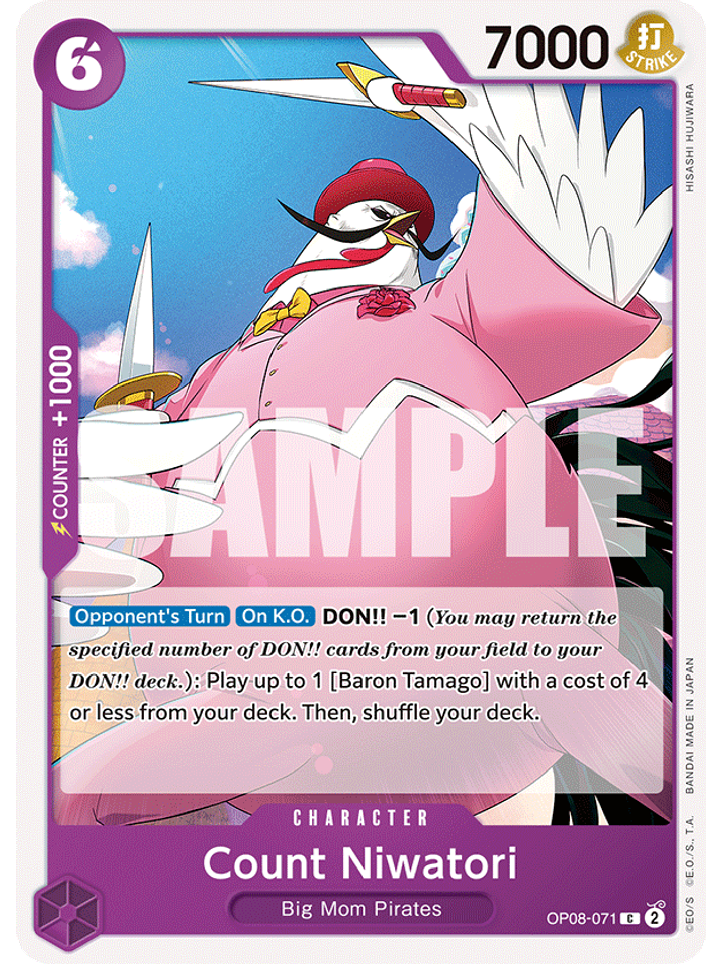 OP08-071 C Count Niwatori 1