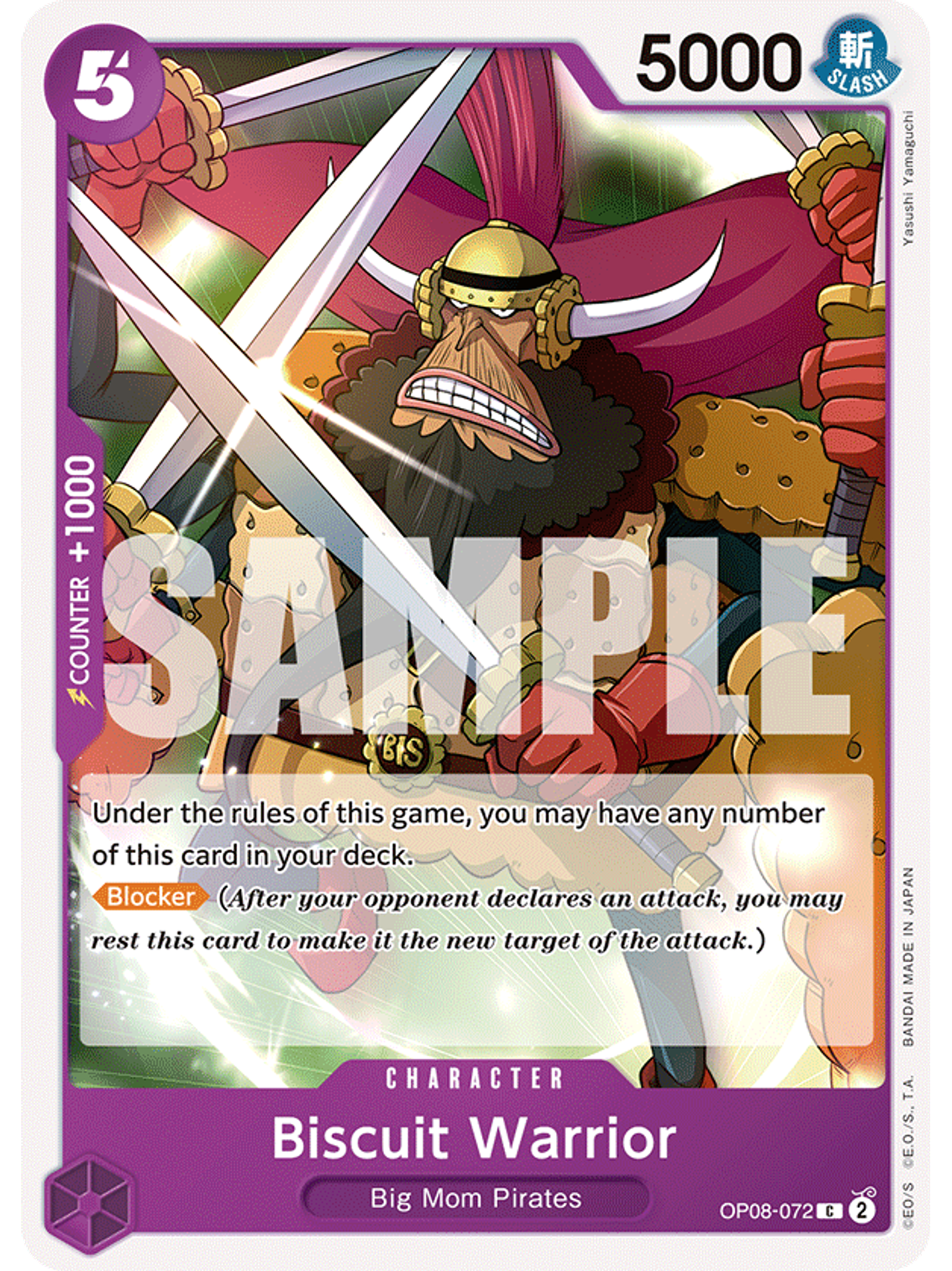 OP08-072 C Biscuit Warrior 1