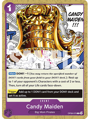 OP08-075 C Candy Maiden