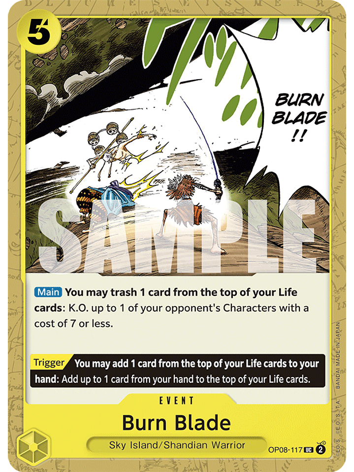 OP08-117 U Burn Blade 1
