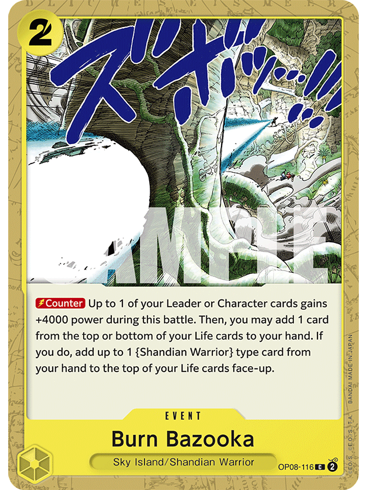 OP08-116 C Burn Bazooka 1