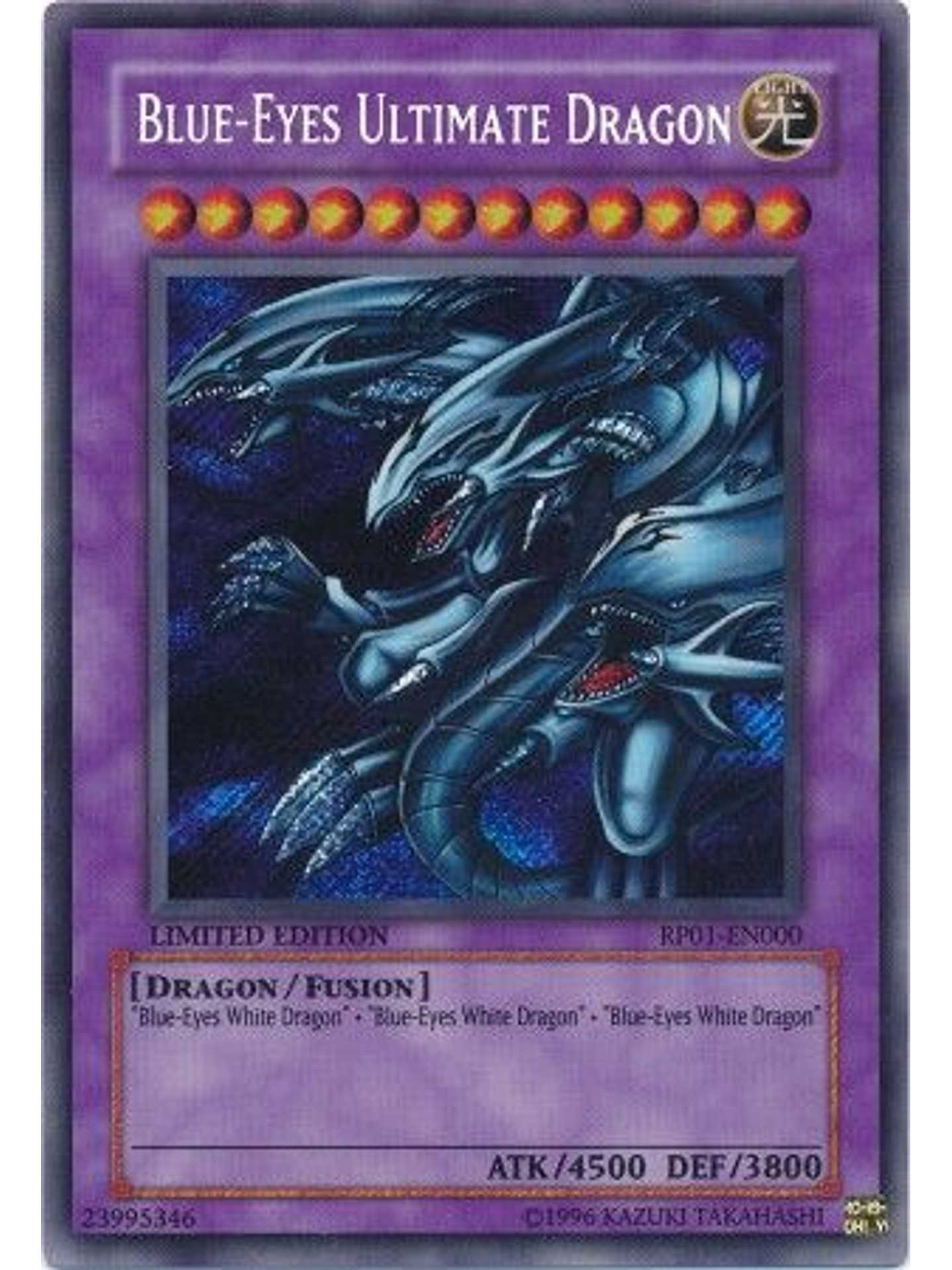 Blue-Eyes Ultimate Dragon - RP01-EN000 - Secret Rare (Reprint) 1