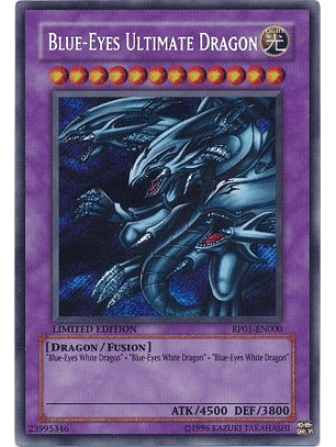 Blue-Eyes Ultimate Dragon - RP01-EN000 - Secret Rare (Reprint)