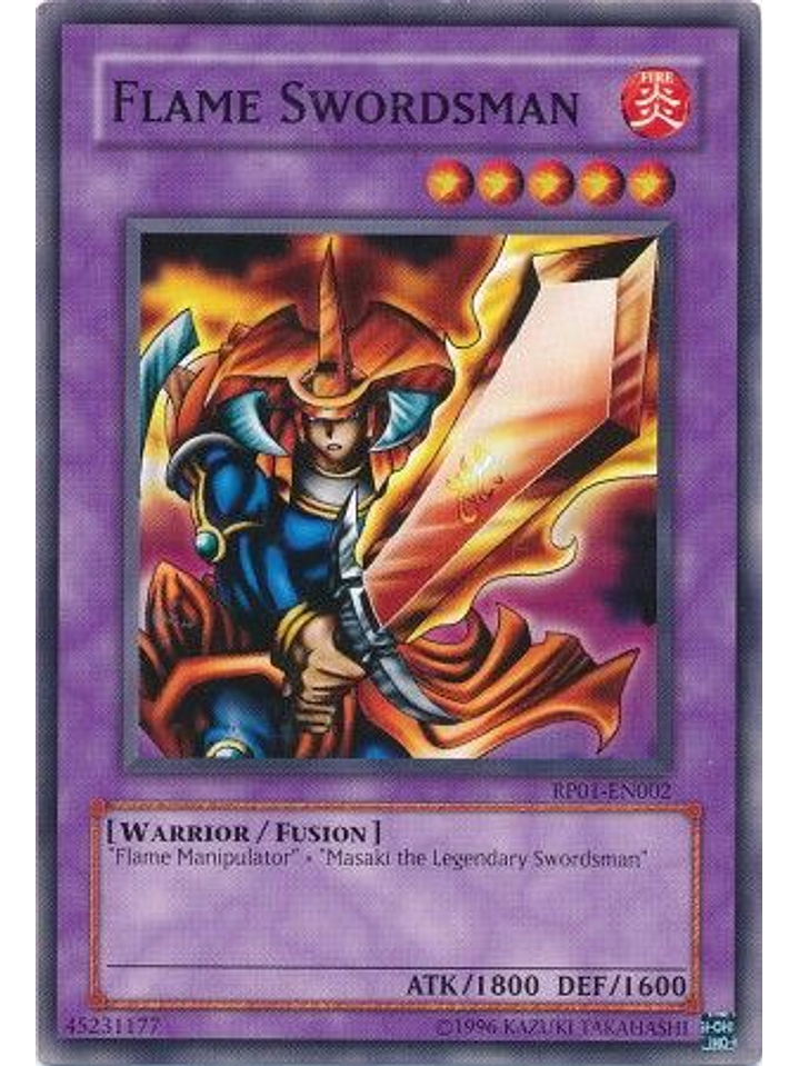 Flame Swordsman - RP01-EN002 - Common (Reprint) 1