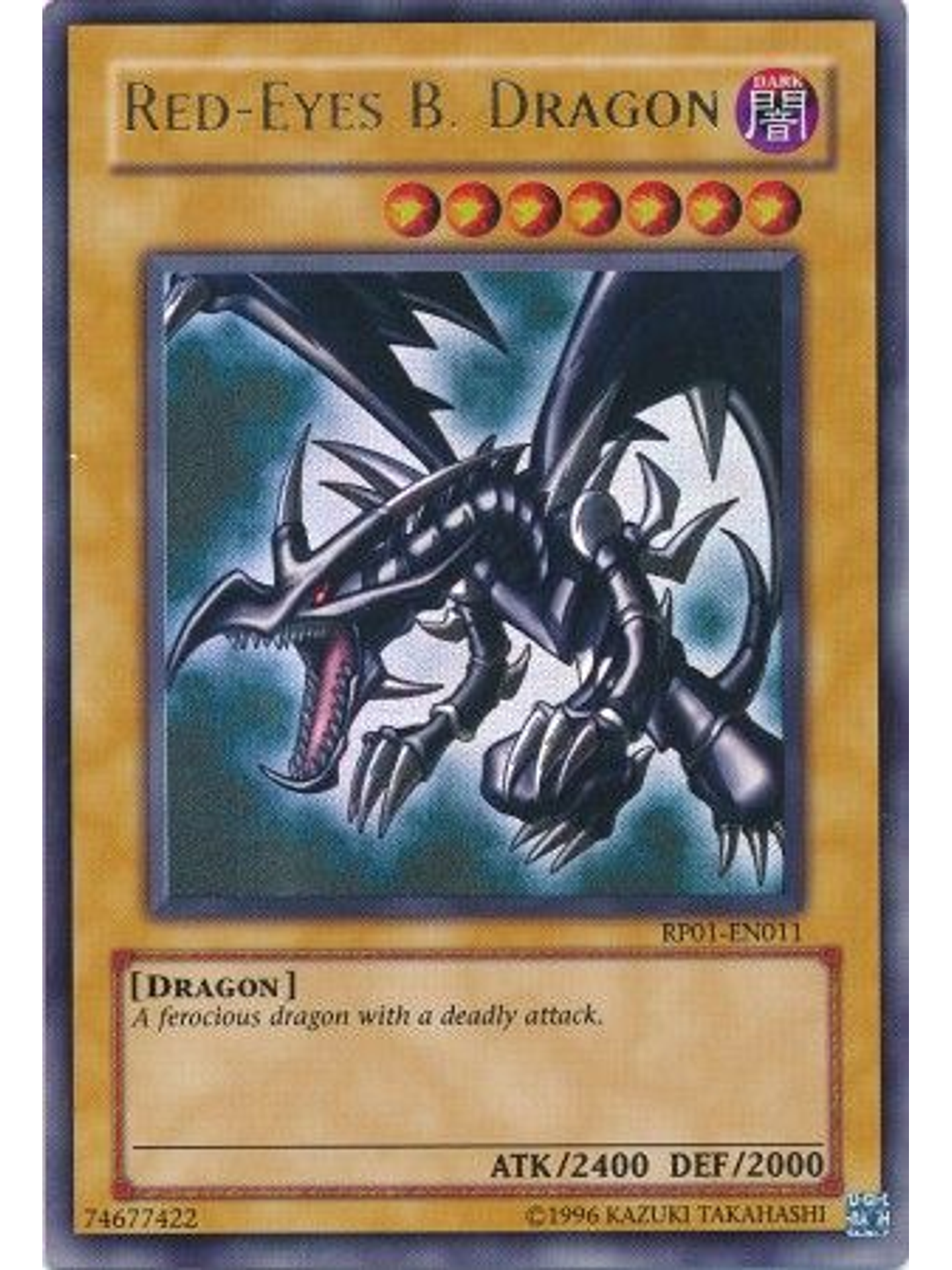 Red-Eyes B. Dragon - RP01-EN011 - Ultra Rare (Reprint) 1