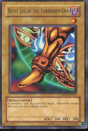 Right Leg of the Forbidden One - RP01-EN017 - Rare (Reprint)