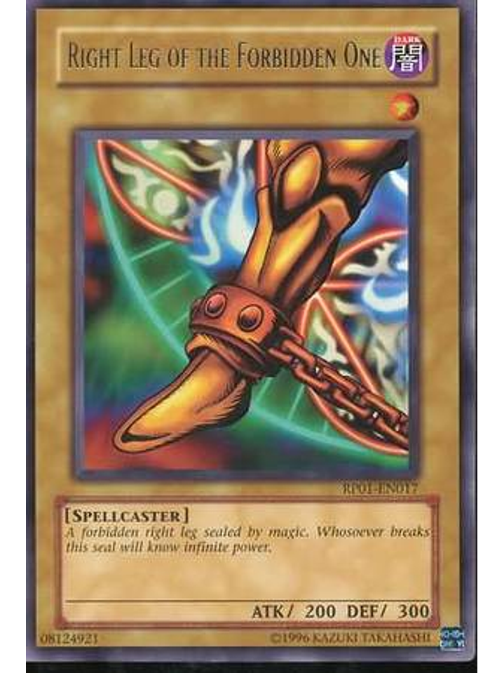 Right Leg of the Forbidden One - RP01-EN017 - Rare (Reprint) 1
