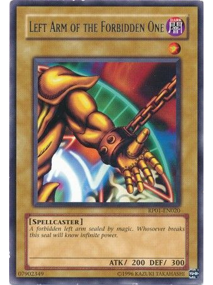 Left Arm of the Forbidden One - RP01-EN020 - Rare (Reprint) 1