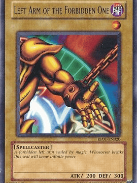 Left Arm of the Forbidden One - RP01-EN020 - Rare (Reprint)