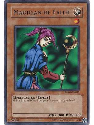Magician of Faith - RP01-EN033 - Rare (Reprint)