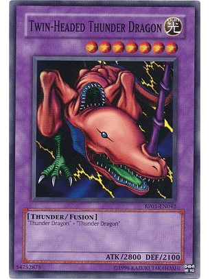 Twin-Headed Thunder Dragon - RP01-EN042 - Common (Reprint)