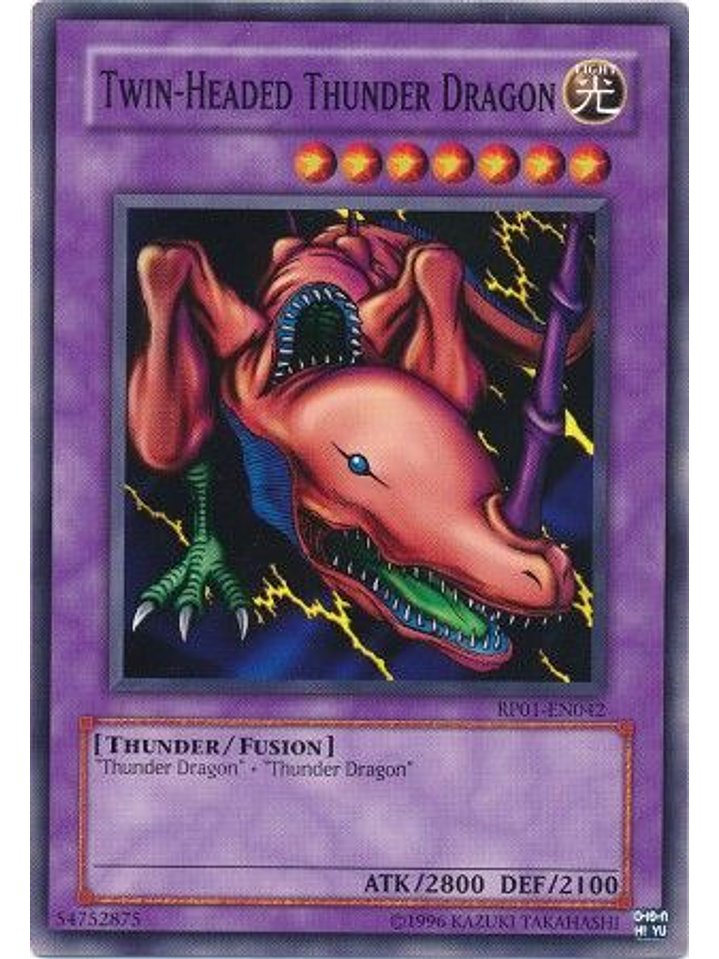 Twin-Headed Thunder Dragon - RP01-EN042 - Common (Reprint) 1