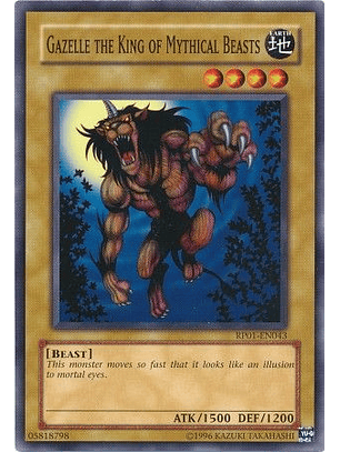 Gazelle the King of Mythical Beasts - RP01-EN043 - Common (Reprint)