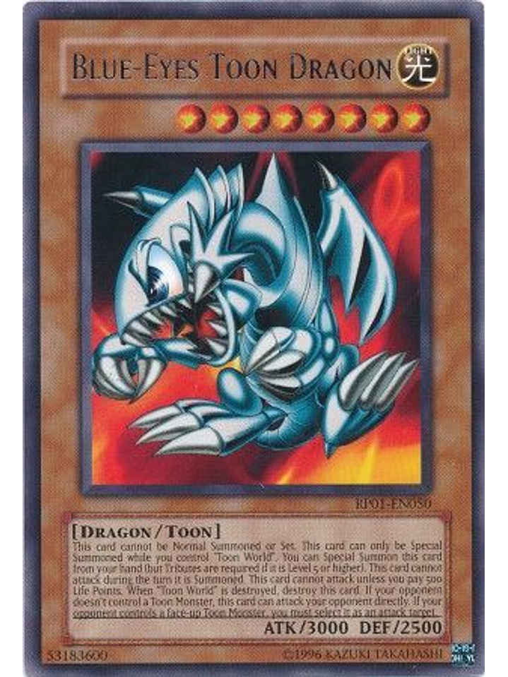 Blue-Eyes Toon Dragon - RP01-EN050 - Rare (Reprint) 1