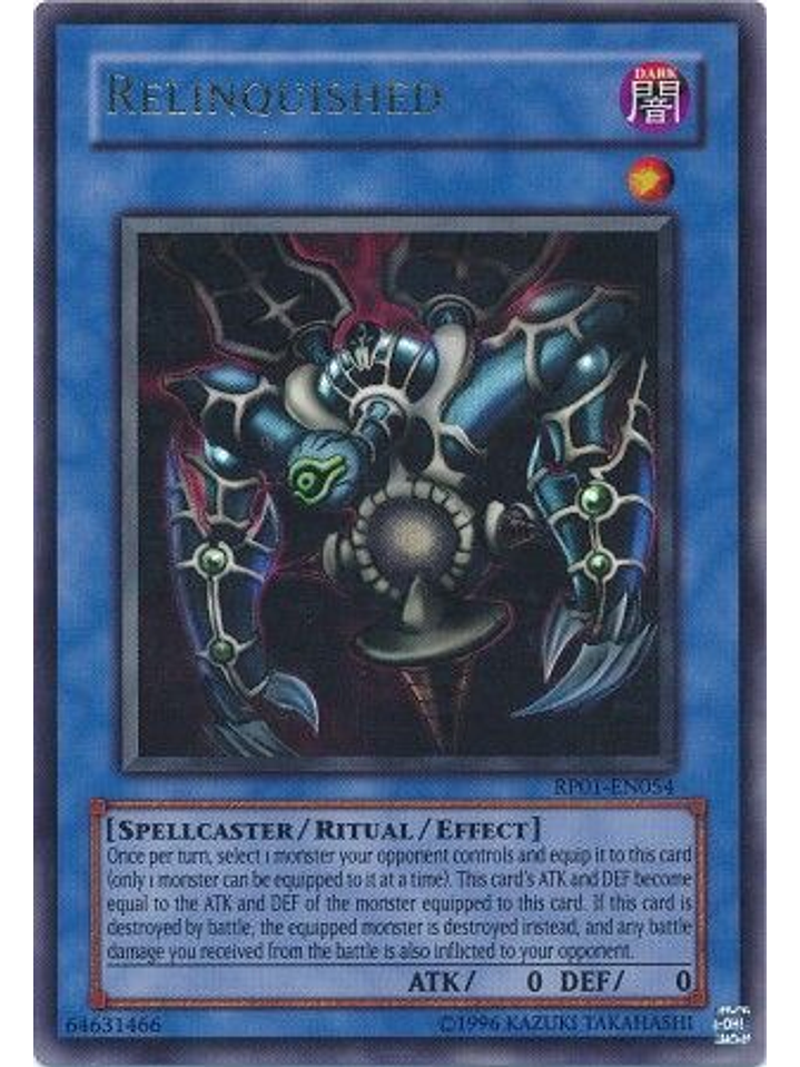 Relinquished - RP01-EN054 - Ultra Rare (Reprint) 1
