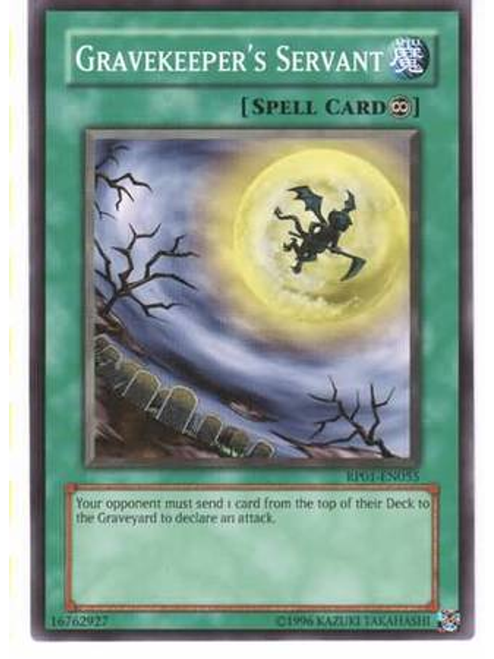 Gravekeeper's Servant - RP01-EN055 - Common (Reprint) 1