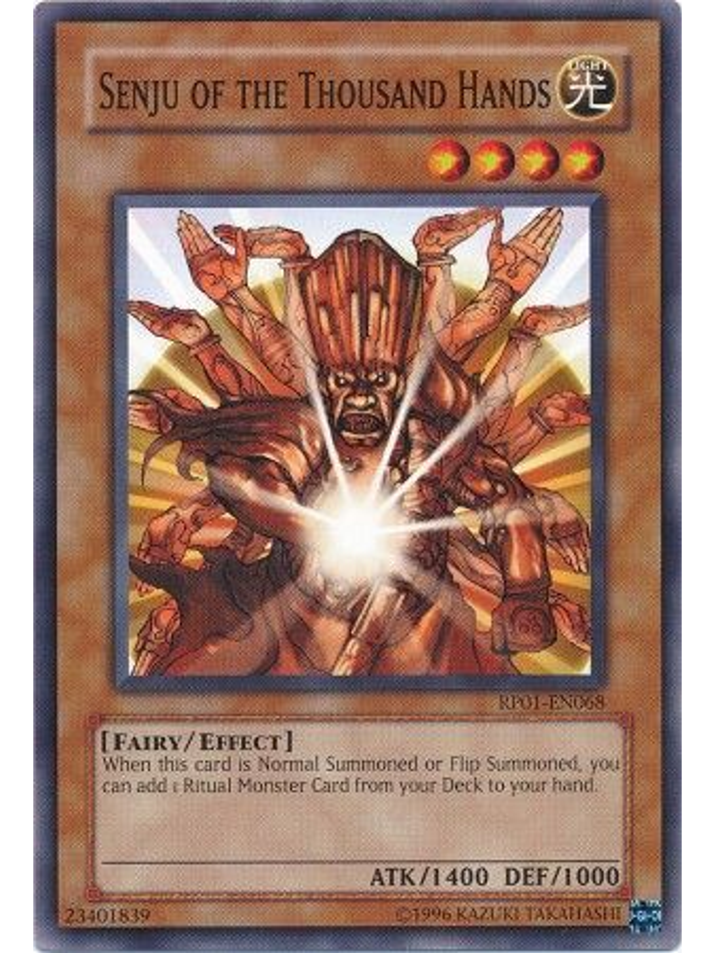 Senju of the Thousand Hands - RP01-EN068 - Common (Reprint) 1