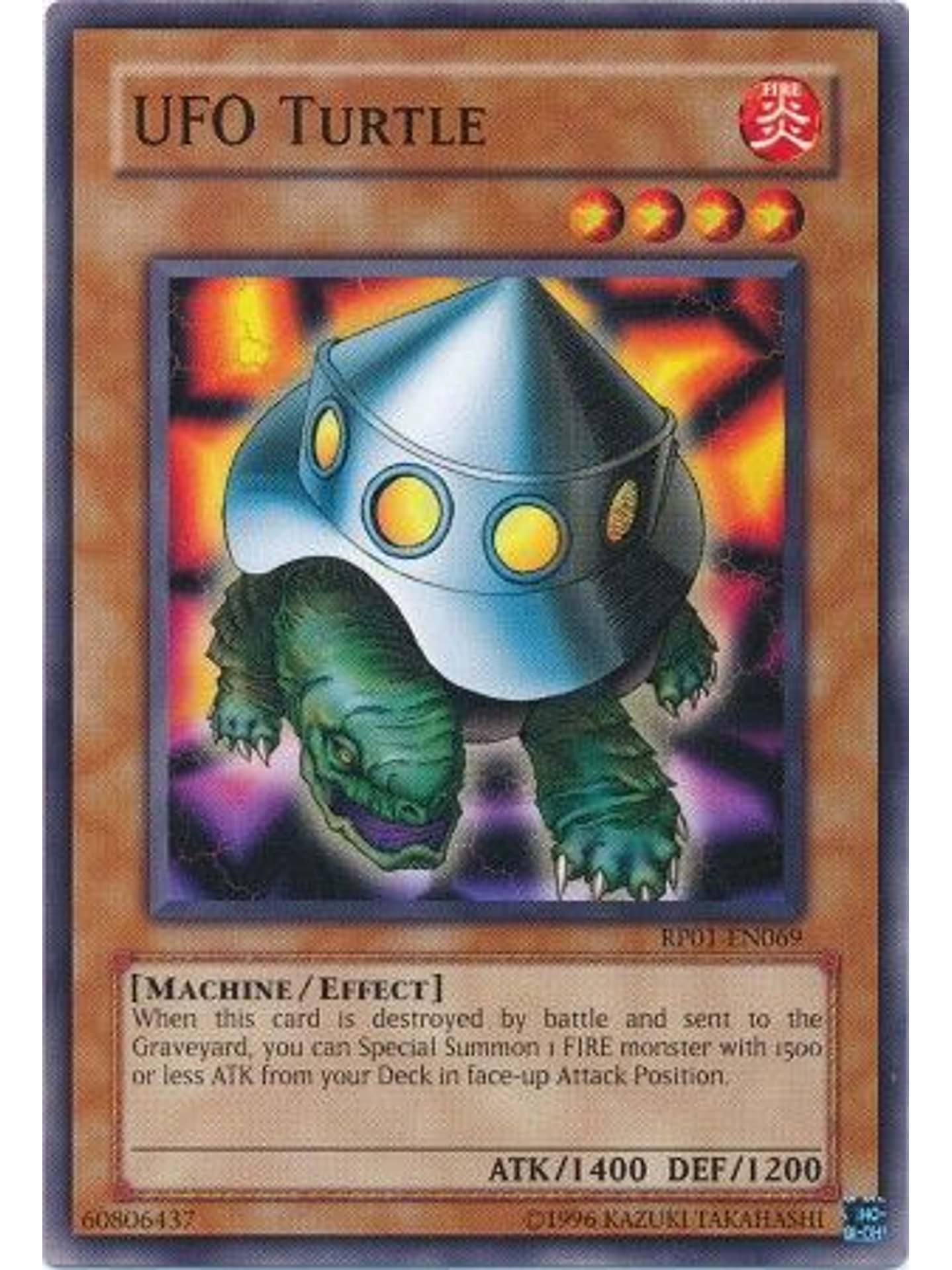 UFO Turtle - RP01-EN069 - Common (Reprint) 1