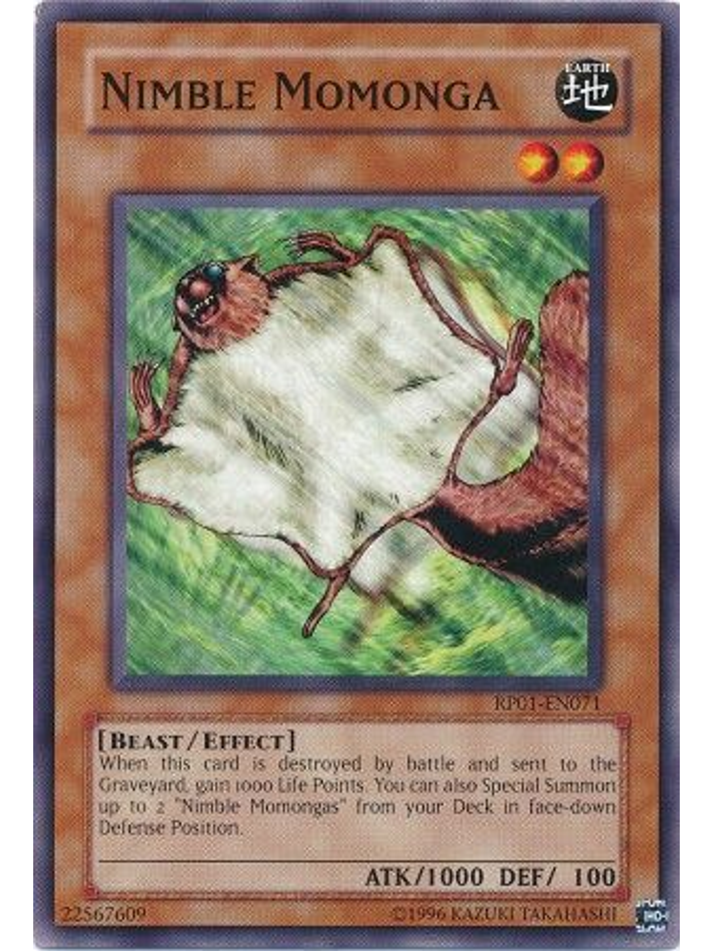 Nimble Momonga - RP01-EN071 - Common (Reprint) 1