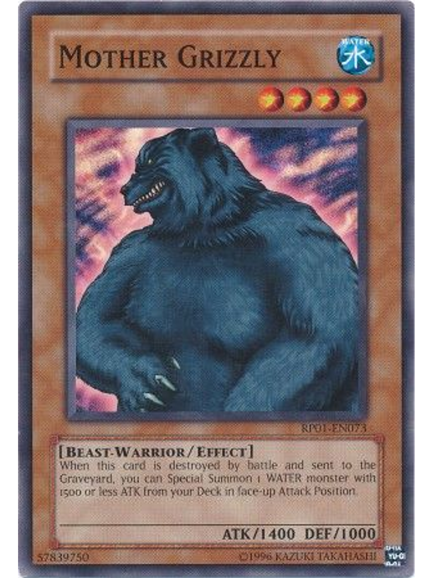 Mother Grizzly - RP01-EN073 - Common (Reprint) 1
