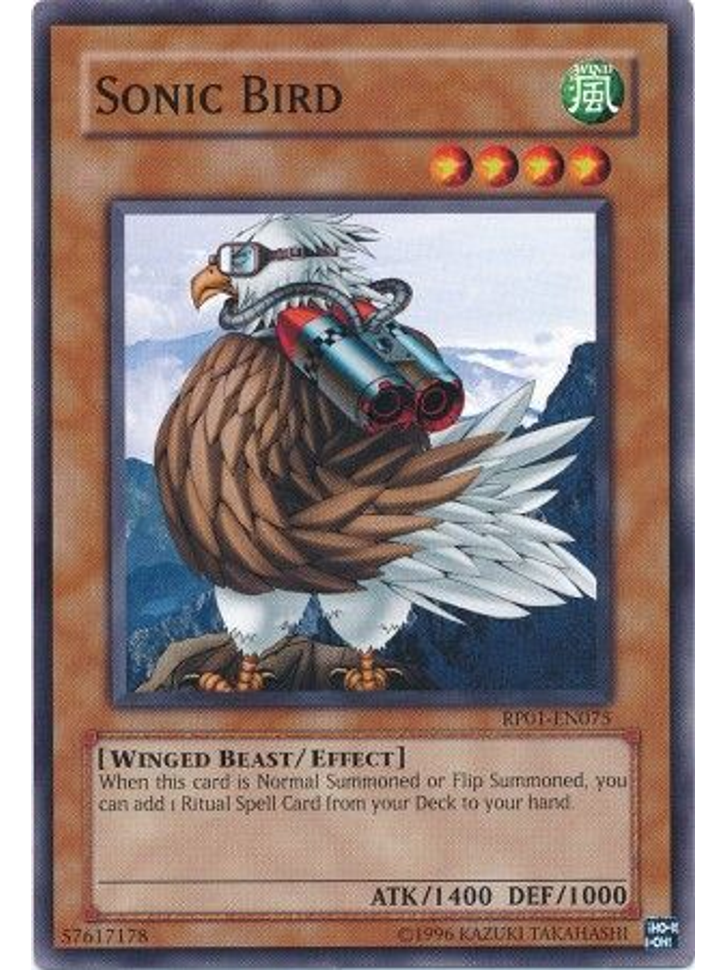 Sonic Bird - RP01-EN075 - Common (Reprint) 1