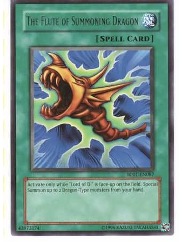 The Flute of Summoning Dragon - RP01-EN087 - Rare (Reprint) 1