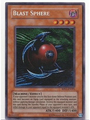 Blast Sphere - RP01-EN091 - Secret Rare (Reprint)