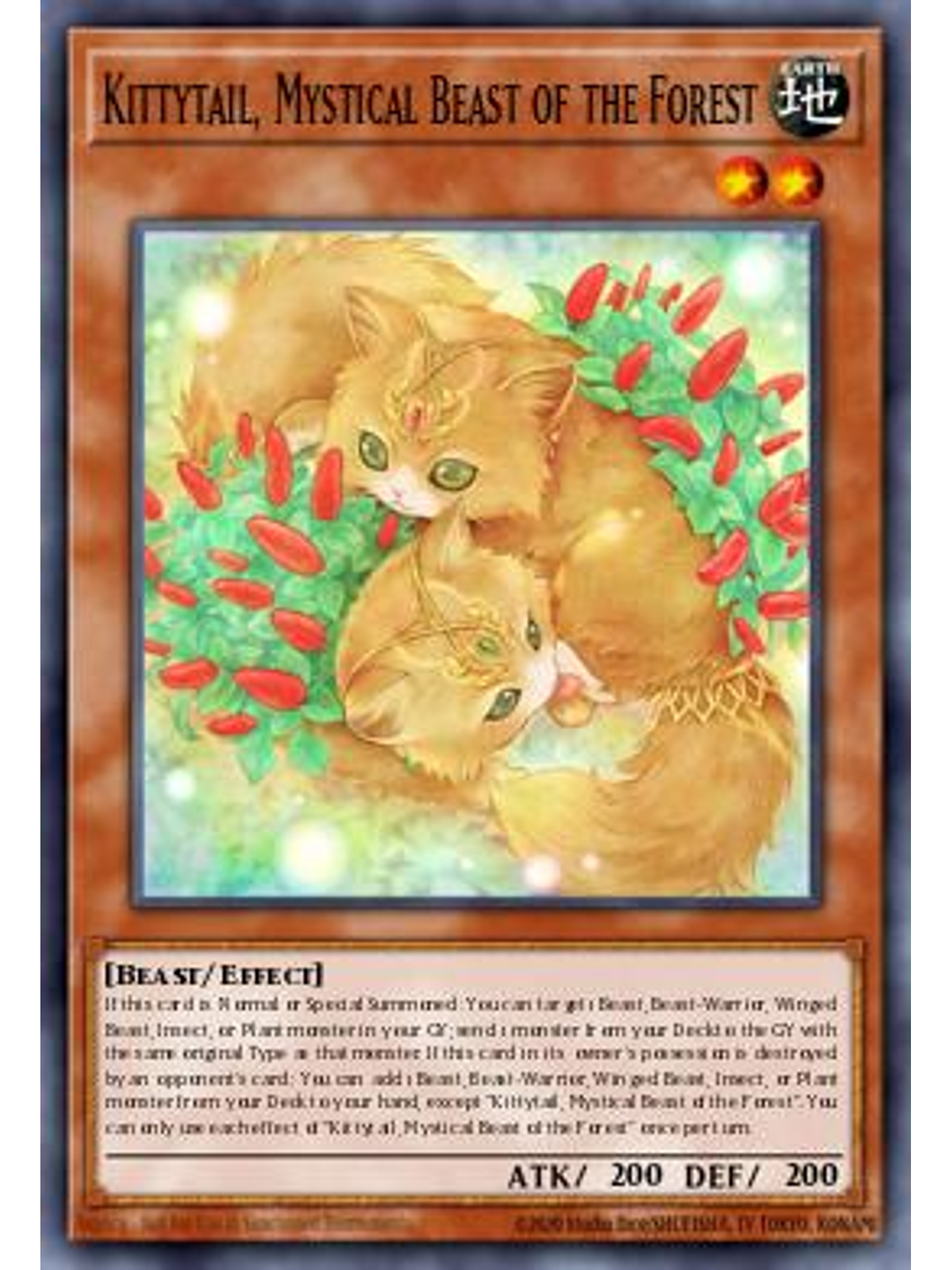 Kittytail, Mystical Beast of the Forest - MP24-EN205 - Ultra Rare 1st Edition 1