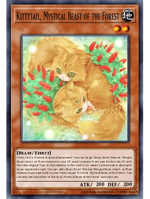 Kittytail, Mystical Beast of the Forest - MP24-EN205 - Ultra Rare 1st Edition